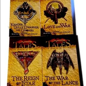 Lot of 4 Dragonlance Tales novels.